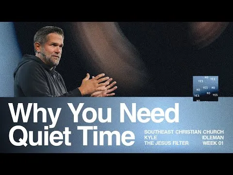 The Jesus Filter Week 1: Yes to Solitude