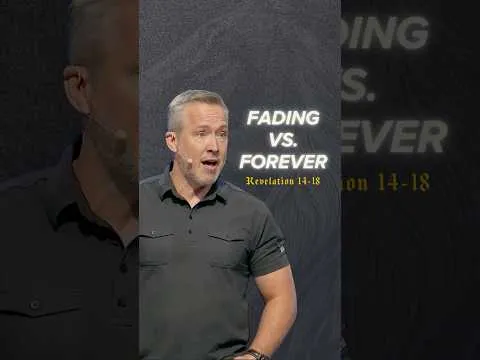 All fades but God’s Word and souls. What foundation are you building on?