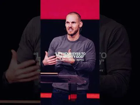 “Lift your eyes to the Mighty God” | David Platt | Christmas in Chaos | #shorts #mbc