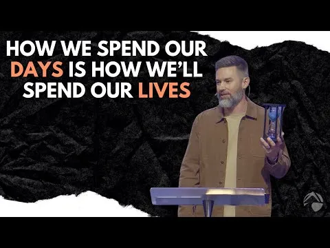 How We Spend Our Days Is How We'll Spend Our Lives