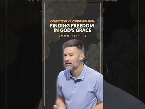Condemnation says, "Hide it." Conviction says, "Bring it to light and find freedom."
