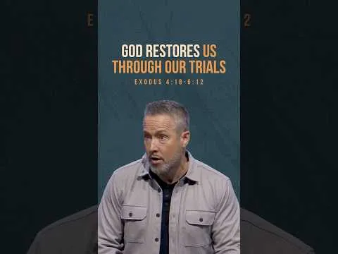 In every trial, God is showing us he’s the only one who can truly restore and save.
