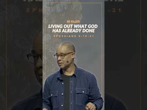 Being filled with the Holy Spirit isn’t a goal to reach, it’s a gift to receive.