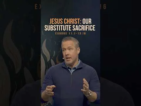 Everyone needs redemption. Only through the Lamb's sacrifice do we escape the curse of death.